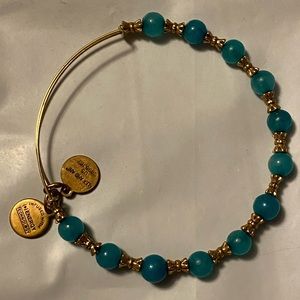Blue Beaded Alex and Ani Bangle